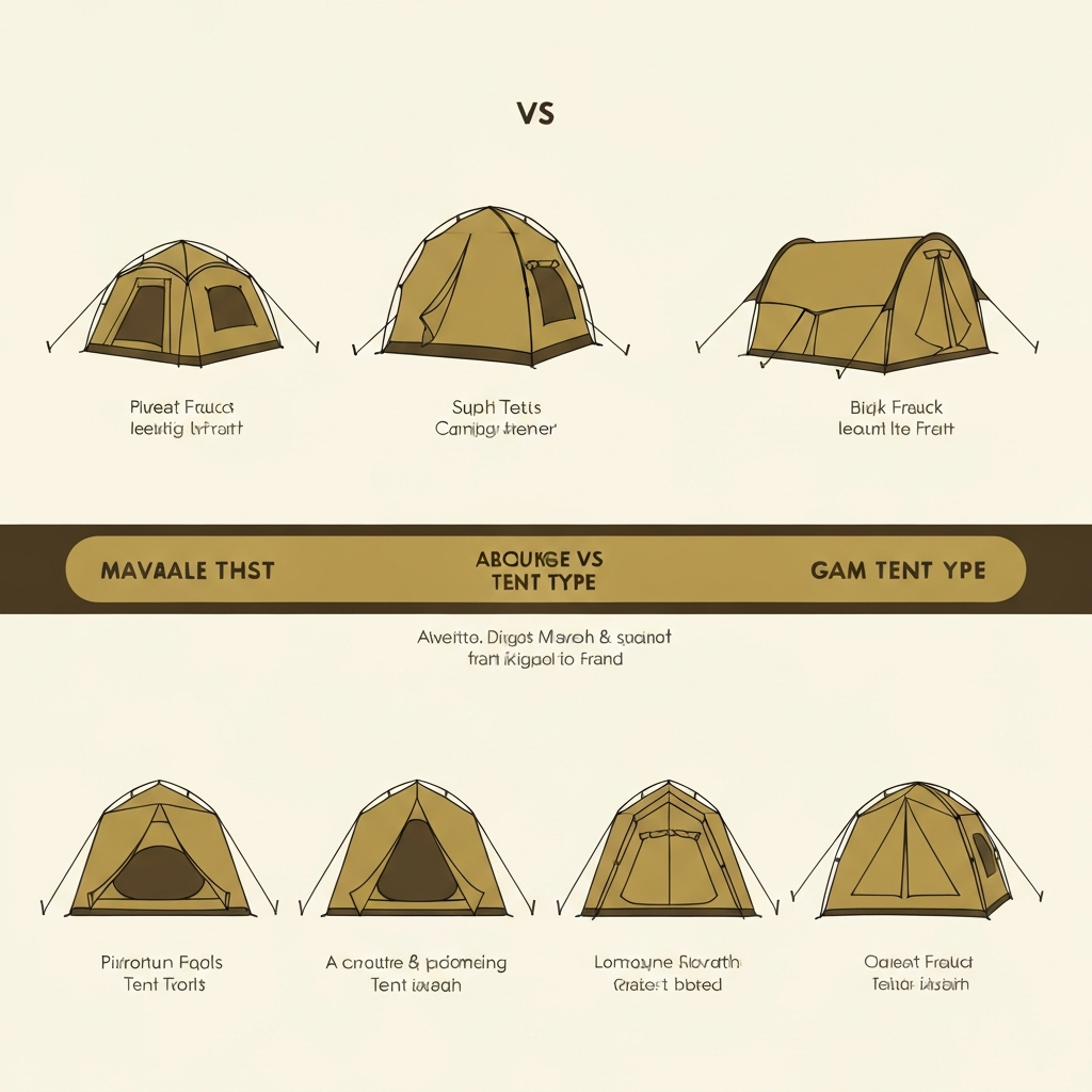 캠핑용 텐트 종류별 비교 가이드 최적의 선택을 위한 완벽 분석